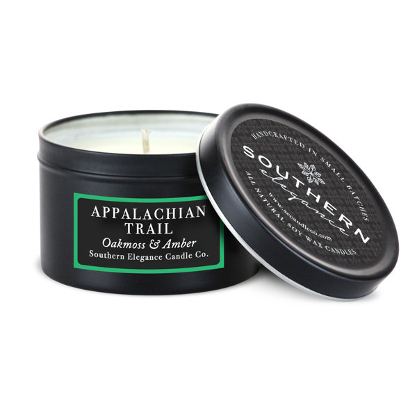 Southern Elegance Candle Company Oakmoss And Amber Scented Jar Candle